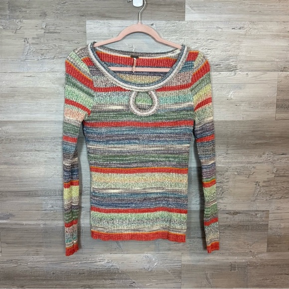 Free People Sweaters - Free People Multicolor Knit Sweater